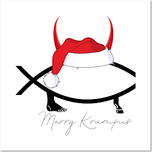 Merry Krampus Posters and Art